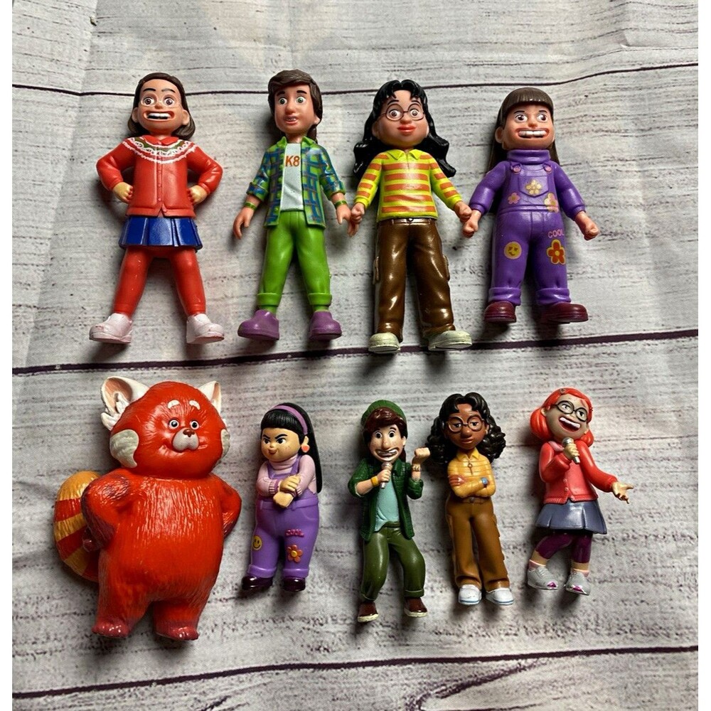 Disney Pixar Turning Red Figures lot